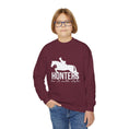 Load image into Gallery viewer, Cozy Youth Crewneck Sweatshirt, Perfect for School, Birthdays, Casual Wear, Gift for Kids, Custom Design Available