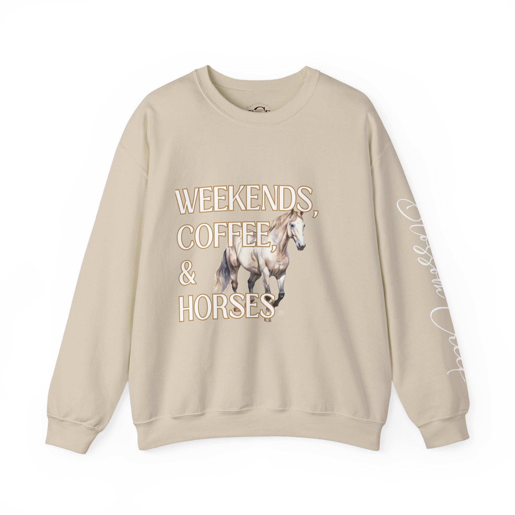 Weekends, Coffee, and Horses Pullover