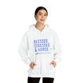 Load image into Gallery viewer, Blessed, Stressed & Horse Obsessed Hoody