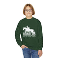 Load image into Gallery viewer, Cozy Youth Crewneck Sweatshirt, Perfect for School, Birthdays, Casual Wear, Gift for Kids, Custom Design Available