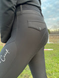 Load image into Gallery viewer, Felicity Warmth Breech - Double Lined, Full Seat in Midnight Black
