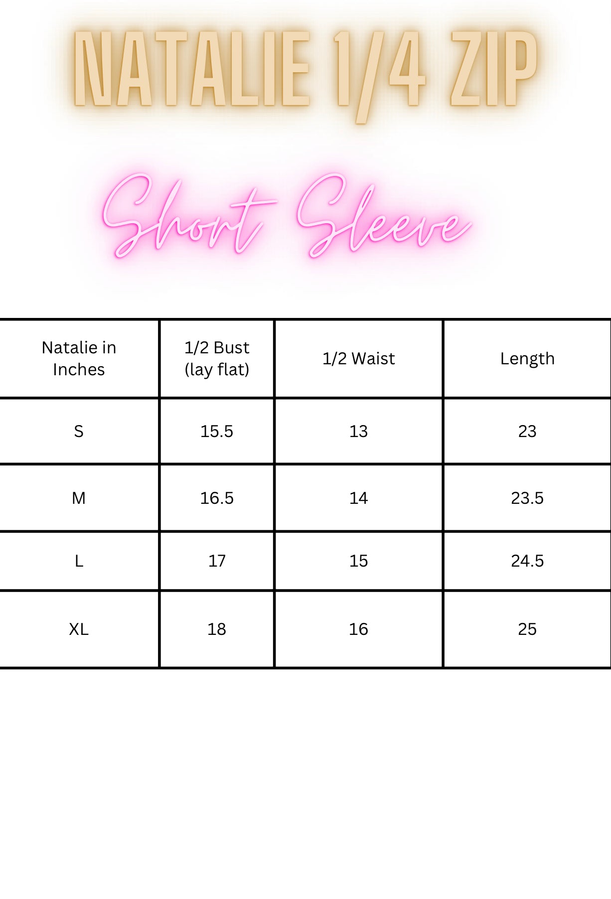 Natalie 1/4 Zip, UPF Fabric, Short sleeve