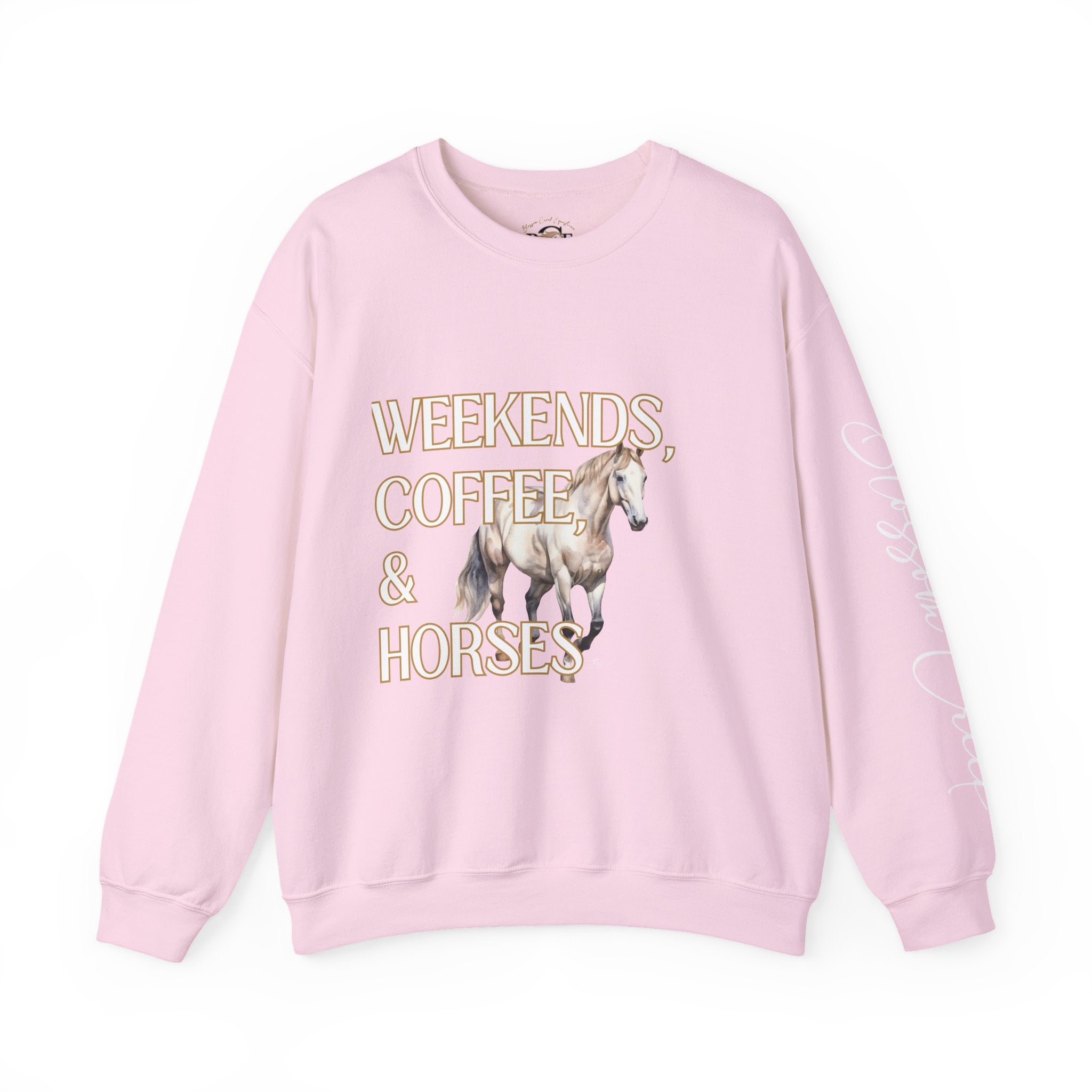 Weekends, Coffee, and Horses Pullover