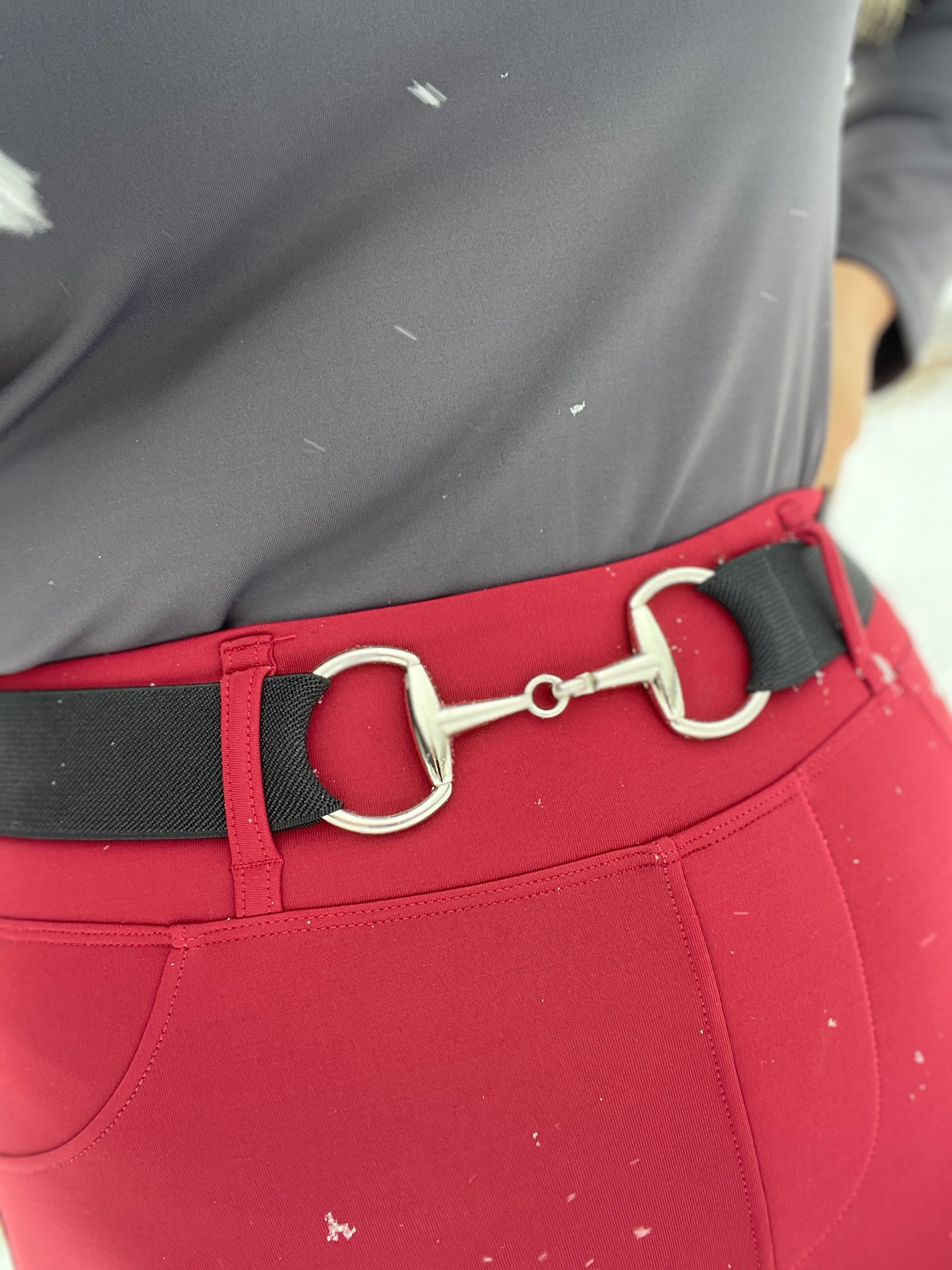 Felicity Warmth Breech - Double Lined, Full Seat in Cranberry
