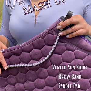 Lacey Velvet Saddle Pad ✨