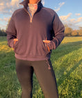 Load image into Gallery viewer, Elevated Molly - Navy Espresso Pullover
