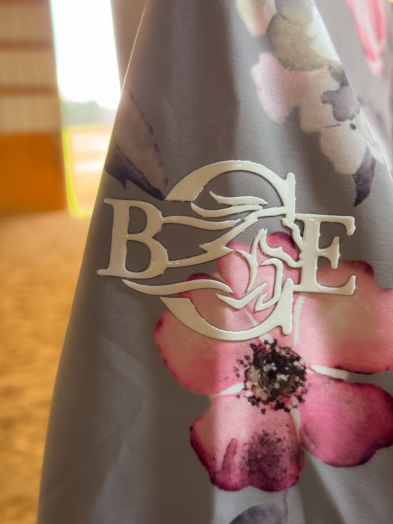 Blushing Floral Fleece 1/4 Zip
