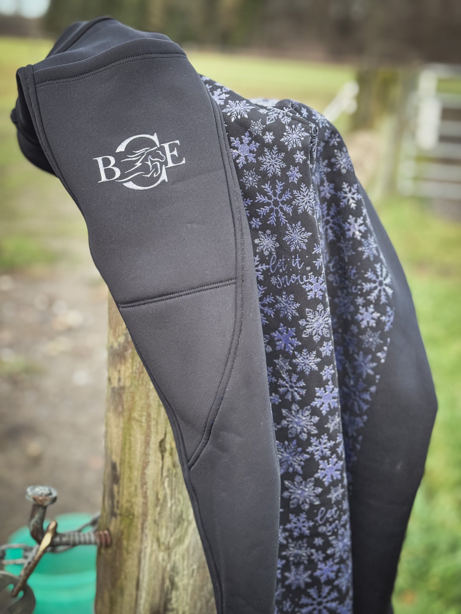 PRE ORDER 🔥 Flame Thermal Breech - Thick Fleece Lined, Full Seat in Midnight Black-new sizing
