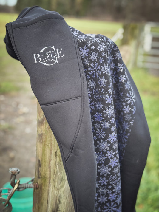 PRE ORDER 🔥 Flame Thermal Breech - Thick Fleece Lined, Full Seat in Midnight Black-new sizing