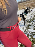 Load image into Gallery viewer, Felicity Warmth Breech - Double Lined, Full Seat in Cranberry