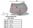 Load image into Gallery viewer, Lacey Velvet Saddle Pad ✨