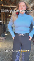 Load and play video in Gallery viewer, PRE ORDER 🔥 Flame Thermal Breech - Thick Fleece Lined, Full Seat in Midnight Black-new sizing
