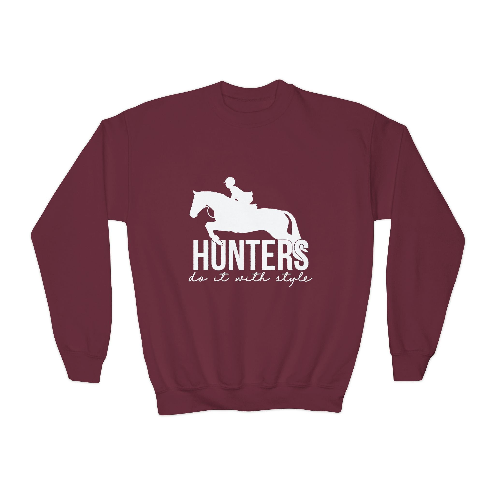 Cozy Youth Crewneck Sweatshirt, Perfect for School, Birthdays, Casual Wear, Gift for Kids, Custom Design Available