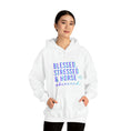 Load image into Gallery viewer, Blessed, Stressed & Horse Obsessed Hoody
