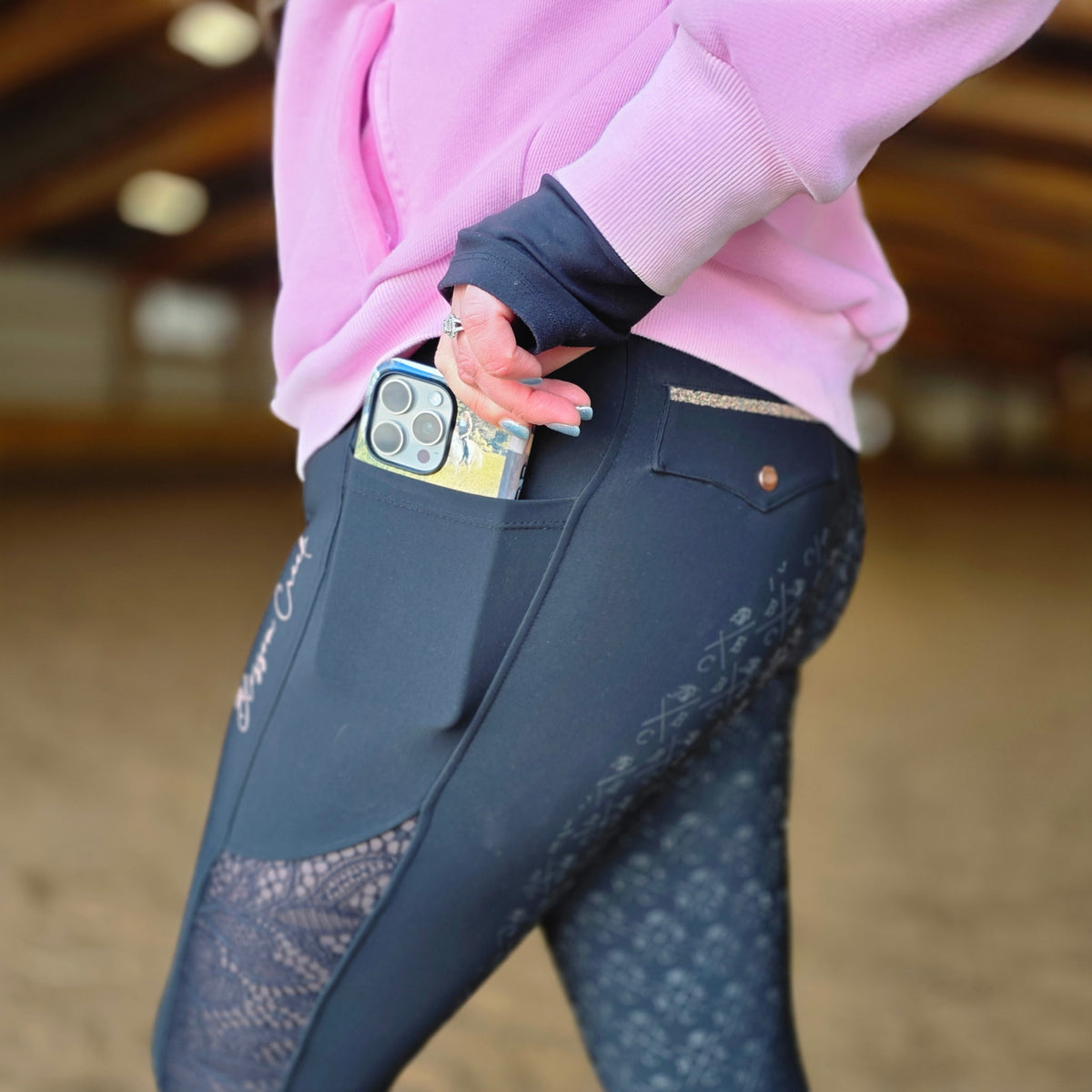 Midnight Rose - Compressive, Lace Breech