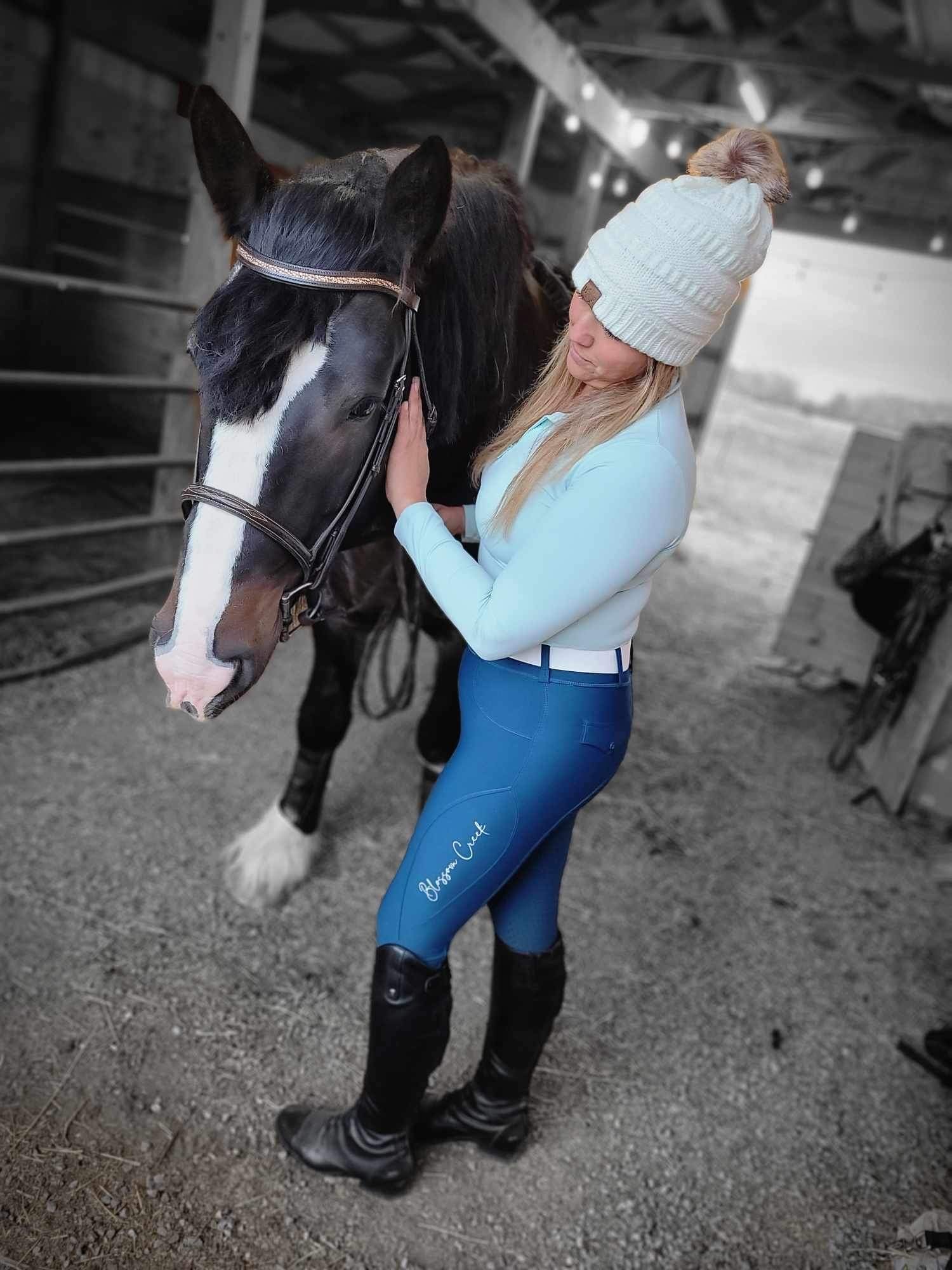 Felicities Riding Gear Felicity Breech, Mystic Blue - Hybrid – Ride BCE