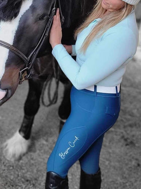 Natalie 1/4 Zip, Mint Sorbet - Long Sleeve