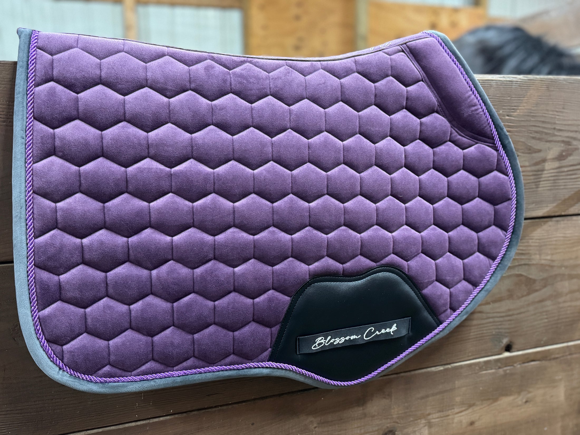 Lacey Velvet Saddle Pad ✨