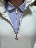 Load image into Gallery viewer, Molly - Rose Gold 1/4, Zip Thumb Hole, Oversize Sweatshirt
