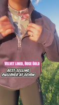 Load and play video in Gallery viewer, Elevated Molly - Navy Espresso Pullover
